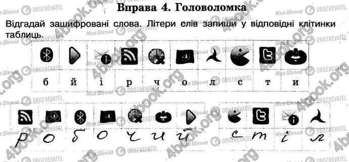ГДЗ Інформатика 5 клас сторінка Стр.27 Впр.4